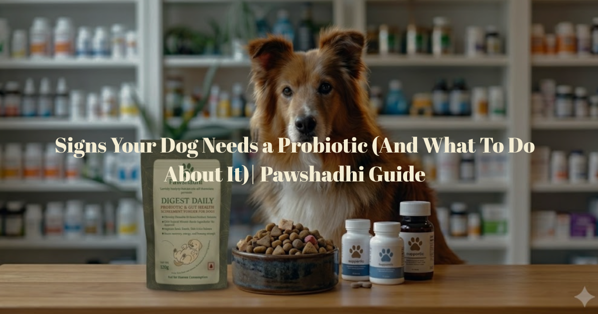 Signs Your Dog Needs a Probiotic (And What To Do About It)