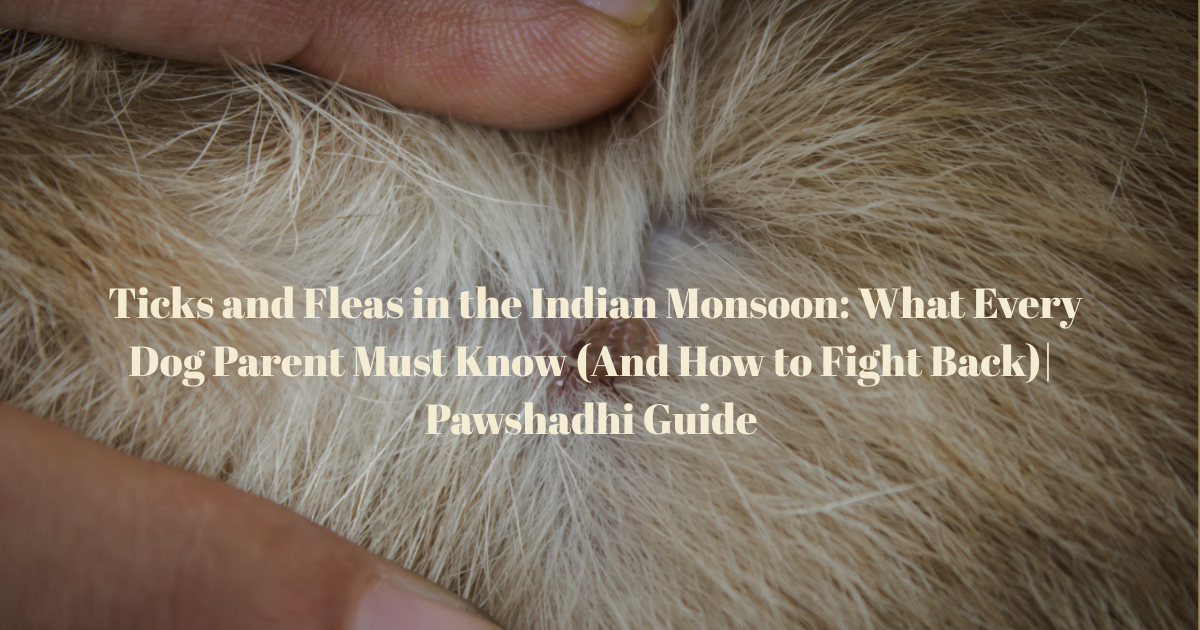 Ticks and Fleas in the Indian Monsoon: What Every Dog Parent Must Know (And How to Fight Back)