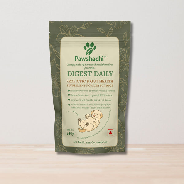 DIGEST DAILY- Probiotic & Gut Health Supplement Powder For Dogs