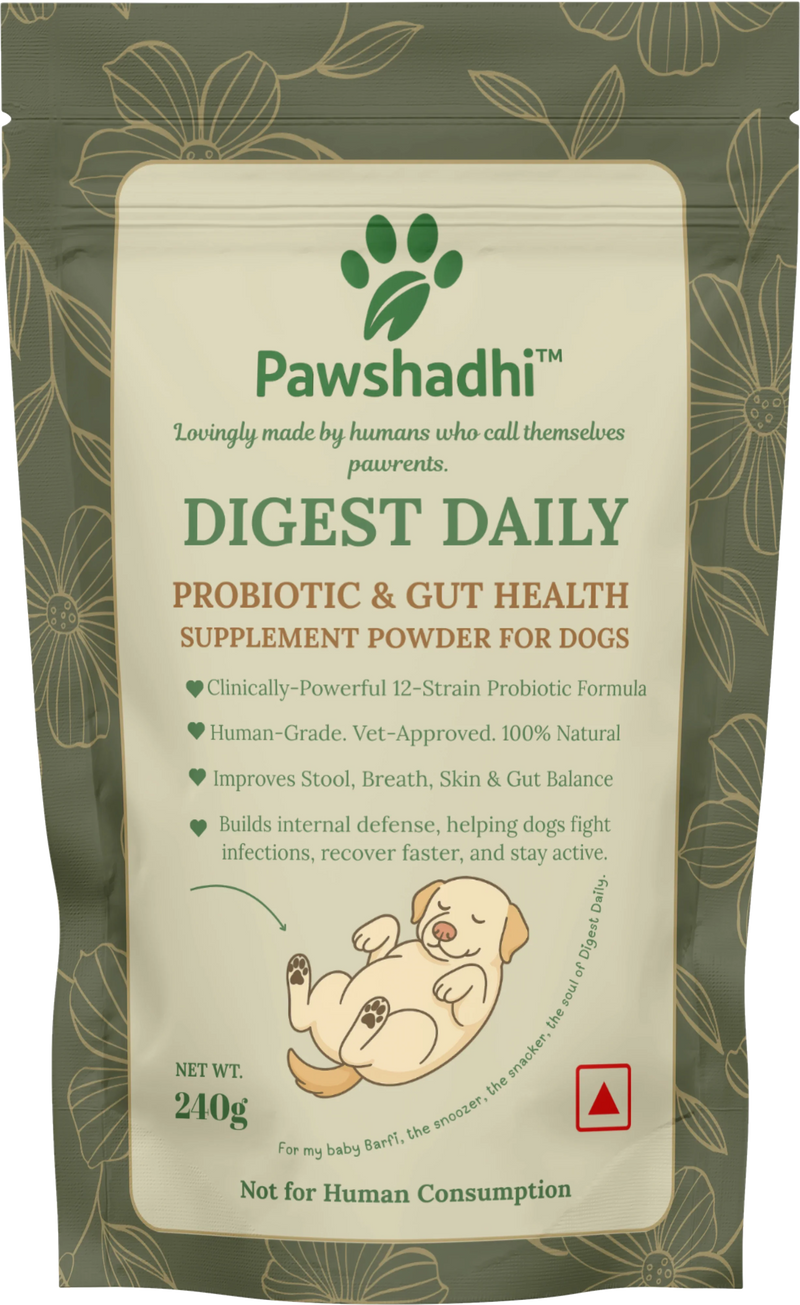 DIGEST DAILY- Probiotic & Gut Health Supplement Powder For Dogs