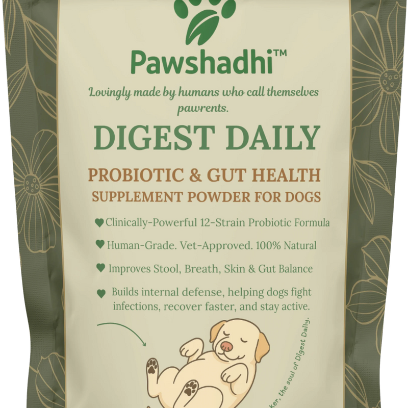 DIGEST DAILY- Probiotic & Gut Health Supplement Powder For Dogs